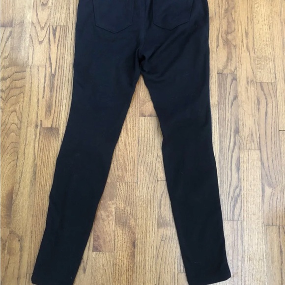 DKNY Black Gray Tuxedo Stripe Stretchy Skinny Jeggings Pants Women’s Sz. 2 - Picture 5 of 5